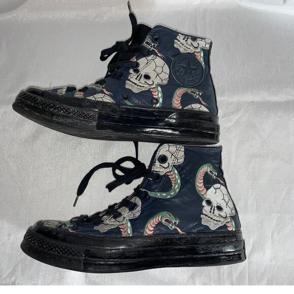 Converse CHUCK TAYLOR Sukajan Edition Hi-Top Sneakers - Women's 7.5 / Men's 5.5 - Picture 3 of 12